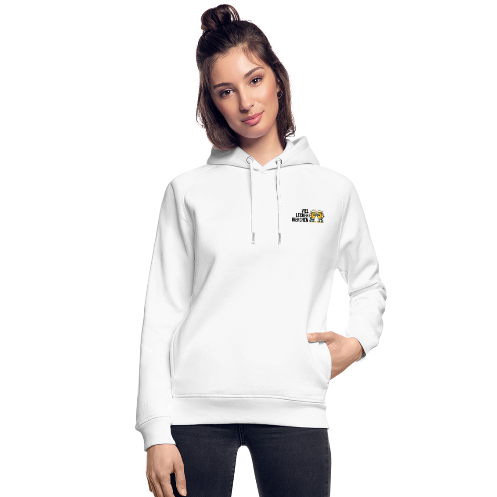 Viel Lecker Bierchen Hoodie Unisex - white