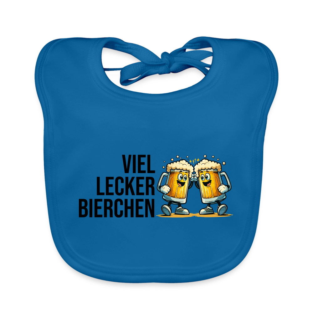 Viel Lecker Bierchen Lätzchen - Pfauenblau