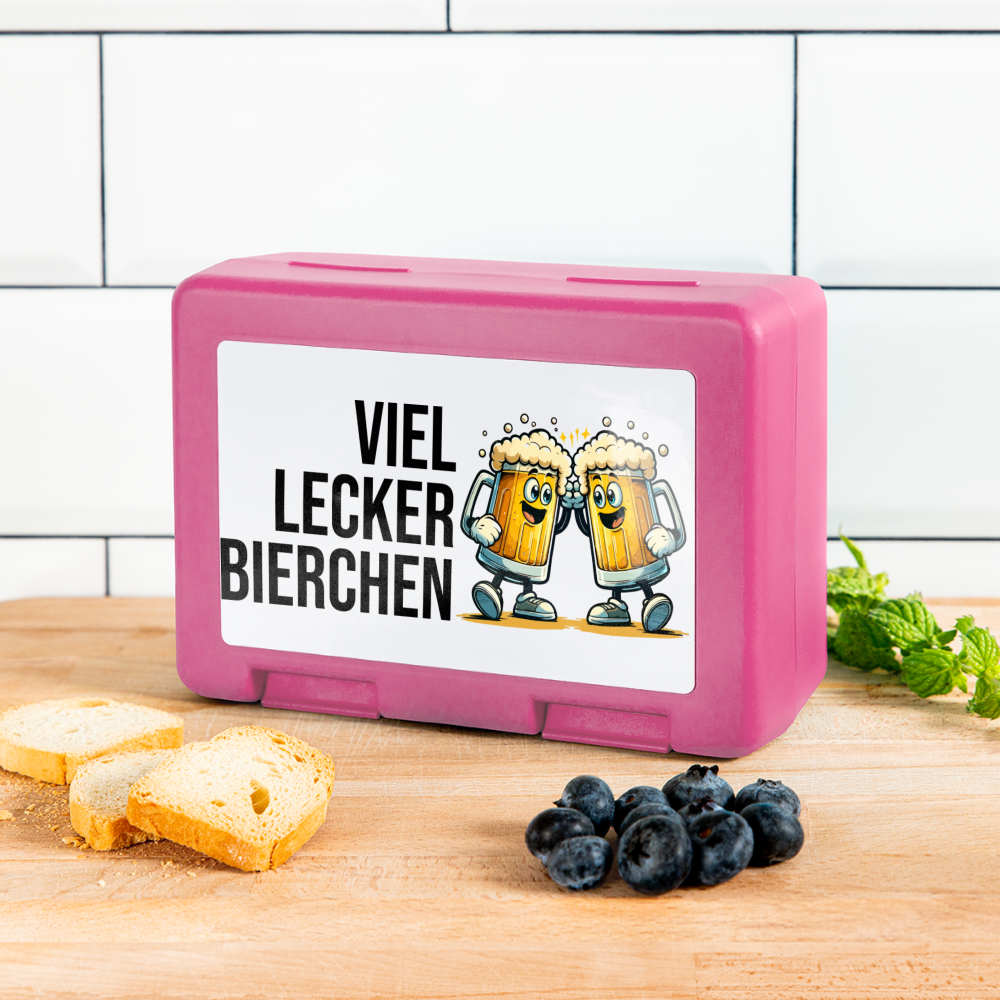 Viel Lecker Bierchen Brotdose - Pink