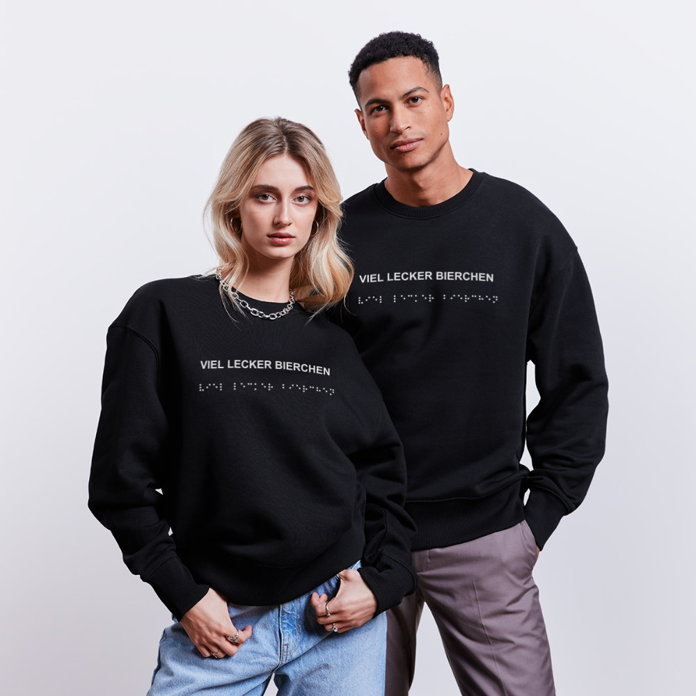 Viel Lecker Bierchen Pullover - Schwarz